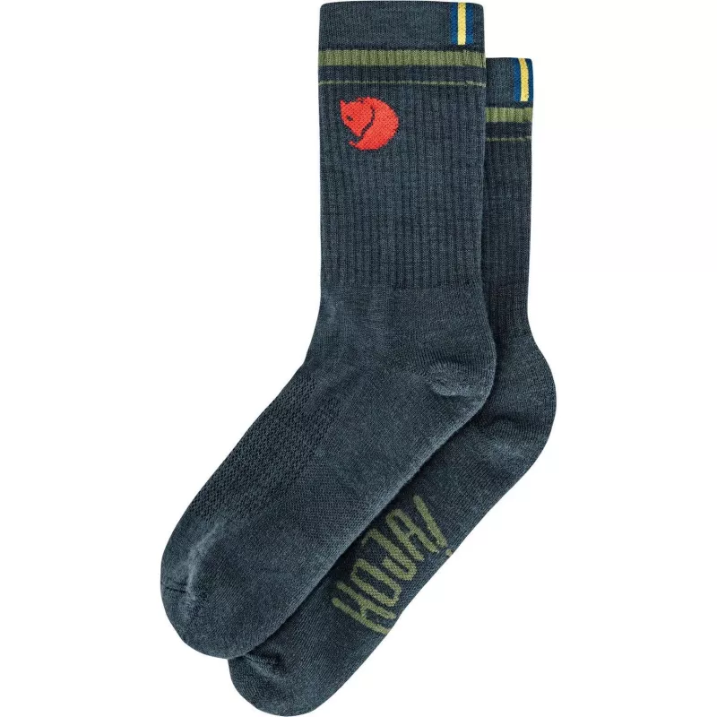 Fjällräven Hoja Merino vilnonės kojinės Navy