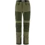 Fjällräven Keb Agile moteriškos kelnės Laurel Green-Deep Forest