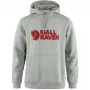 Fjällräven Logo Hoodie Men's Grey Melange