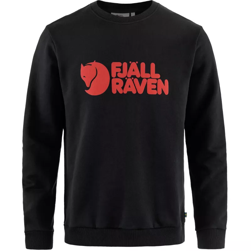 Fjällräven Logo Sweater Men's Black