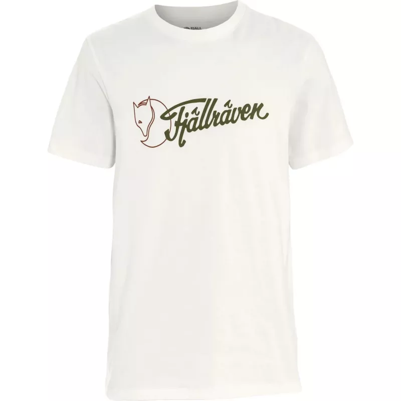 Fjällräven Men's Archive Logo T-Shirt Eggshell