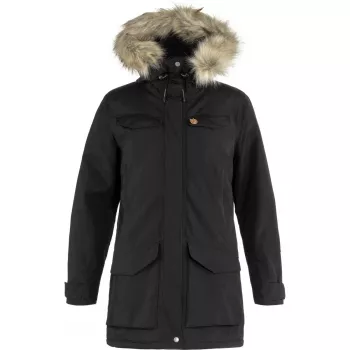 Fjällräven Nuuk Parka moterims - Juoda - Dydis M