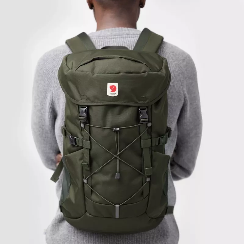 Fjällräven Skule Top 26 kuprinė Green Oxford perdirbto poliesterio