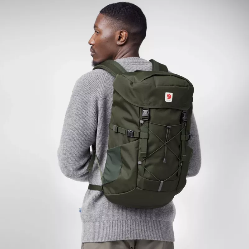 Fjällräven Skule Top 26 kuprinė Green Oxford perdirbto poliesterio