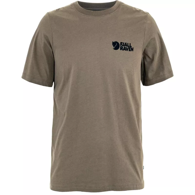 Fjällräven Swedish Forest T-Shirt Men's Suede Brown Size M
