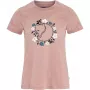 Fjällräven Women's T-Shirt Fjällblomster Fox Chalk Rose
