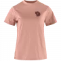 Fjällräven Women's T-Shirt Fox Boxy Logo Tee Dusty Rose