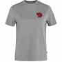 Fjällräven Moteriški Marškinėliai Fox Boxy Logo Tee Grey Melange