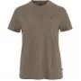 Fjällräven Moteriški Marškinėliai Hemp Blend Suede Brown