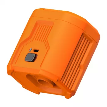 Flextail Evo Pump 3 nešiojamasis oro siurblys ir stovyklavimo žibintas (oranžinis)