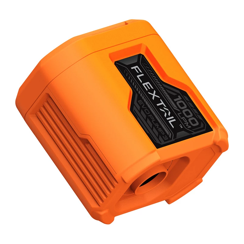 Flextail Evo Pump 3 nešiojamasis oro siurblys ir stovyklavimo žibintas (oranžinis)