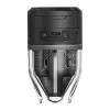 Flextail Max Pump 3 nešiojamas oro siurblys (juodas) – 300 L/min, 500 liumenų LED, IPX4, USB-C