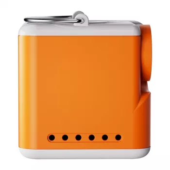 Flextail Nano Pump 5C2 nešiojamas oro siurblys (oranžinis) – įkraunamas per USB-C, 180 L/min, IPX4