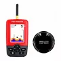 FLYTEC XJ-01 Fishfinder - Nešiojamas belaidis sonaras su 125 kHz, 90° spinduliu, 36 m gyliu, FSTN LCD ekranu