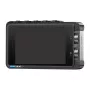 FNIRSI DS215H osciloskopas – 100 MHz, 500 MS/s, 1 kanalas, įmontuotas signalų generatorius, 2,8 inch TFT LCD, USB Type-C, įkraunama baterija, juoda