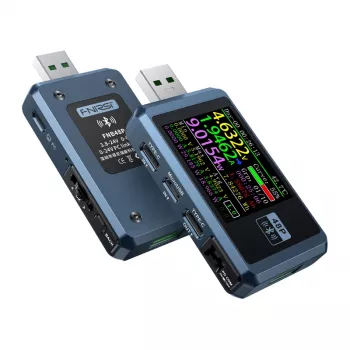 FNIRSI FNB48 BT USB jungties testeris su Bluetooth