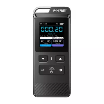 FNIRSI GC-02 branduolinės spinduliuotės detektorius su Geigerio-Miulerio vamzdeliu, alfa/beta/gama/X-ray, 2,8 inch TFT, USB-C
