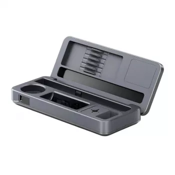 FNIRSI Tool Kit, skirtas HS-02B: 65W USB-C lituoklio rinkinys su OLED ekranu, 3 antgaliais, lydmetaliu ir stovu