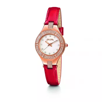 Folli Follie Donatella Women's Quartz Analog Watch WF14B003SSS 28mm Stainless Steel Silver