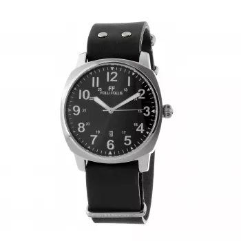 FOLLI FOLLIE MAN WF14T001SDNN 42mm Analoginis Kvarcinis Laikrodis Juoda Oda