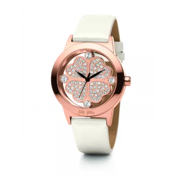 Folli Follie Watch Woman WF0R057SS 35mm Stainless Steel Silver White Dial Quartz