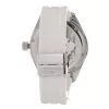 FOLLI FOLLIE Moteriškas laikrodis WF0T027ZDP 45mm Nerūdijantis plienas Kvarcinis Baltas ciferblatas Juoda oda