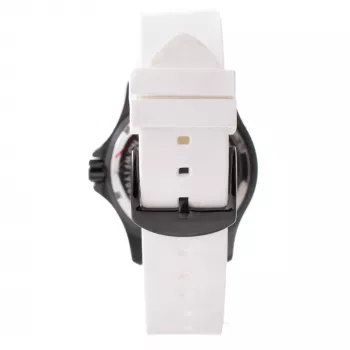 Folli Follie Woman WF1Y002ZDW 42mm Quartz Analog Watch White Leather Strap