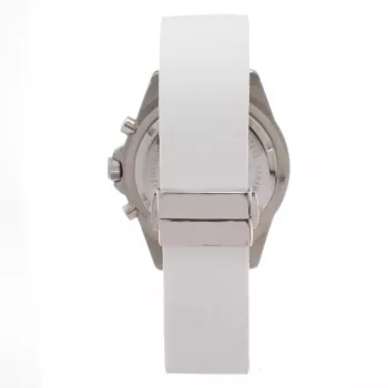 Folli Follie Women's Dynasty Quartz Analog Watch WF8T031ZEW 45mm White Leather