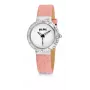 FOLLI FOLLIE Moteriškas laikrodis WF13A032SPR 28mm Quartz Analog Nerūdijantis Plienas Oda Rožinis
