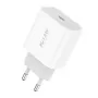 Foneng EU23 18W USB-A sieninis įkroviklis su QC3.0 - baltas