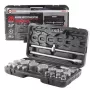 FORCEKRAFT 26 dalių veržliarakčių komplektas 3/4 inch - 1 inch 6 taškų