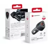 Forcell Carbon CC50-1A1C 38W automobilinis įkroviklis USB-C PD 3.0 + USB-A QC 3.0 juodas