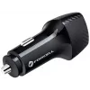 Forcell Carbon CC50-1A1C 38W automobilinis įkroviklis USB-C PD 3.0 + USB-A QC 3.0 juodas