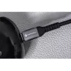 Forcell F-Energy Cafule USB-C į USB-C laidas 0,5 m 240 W 5A PD QC 4.0 pintas juodas