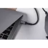 Forcell F-Energy Cafule USB-C į USB-C laidas 3m 240W PD 3.1 QC 4.0 pintas juodas