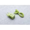 Forcell F-Energy GaN III VT-41 33 W GaN sieninis įkroviklis, 1x USB-C PD 3.0/PPS ir 1x USB-A QC 4.0, žalias