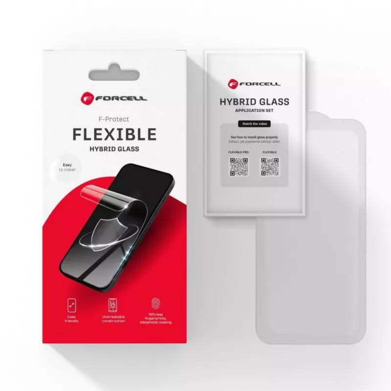 Forcell Hybrid Glass Screen Protector, skirtas Samsung Galaxy S24 Ultra – lankstus nano stiklas