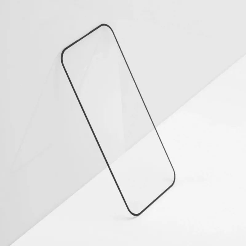 Forcell Ultra Clear Glass grūdinto stiklo apsauginis ekranas, skirtas Xiaomi Redmi 14C, juodas rėmelis