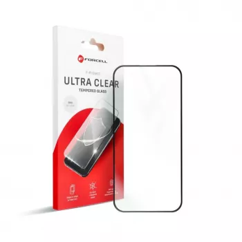 Forcell Ultra Clear Glass grūdinto stiklo apsauginis ekranas, skirtas Xiaomi Redmi 14C, juodas rėmelis