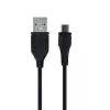 Forever MicroUSB 1A laidas juodas