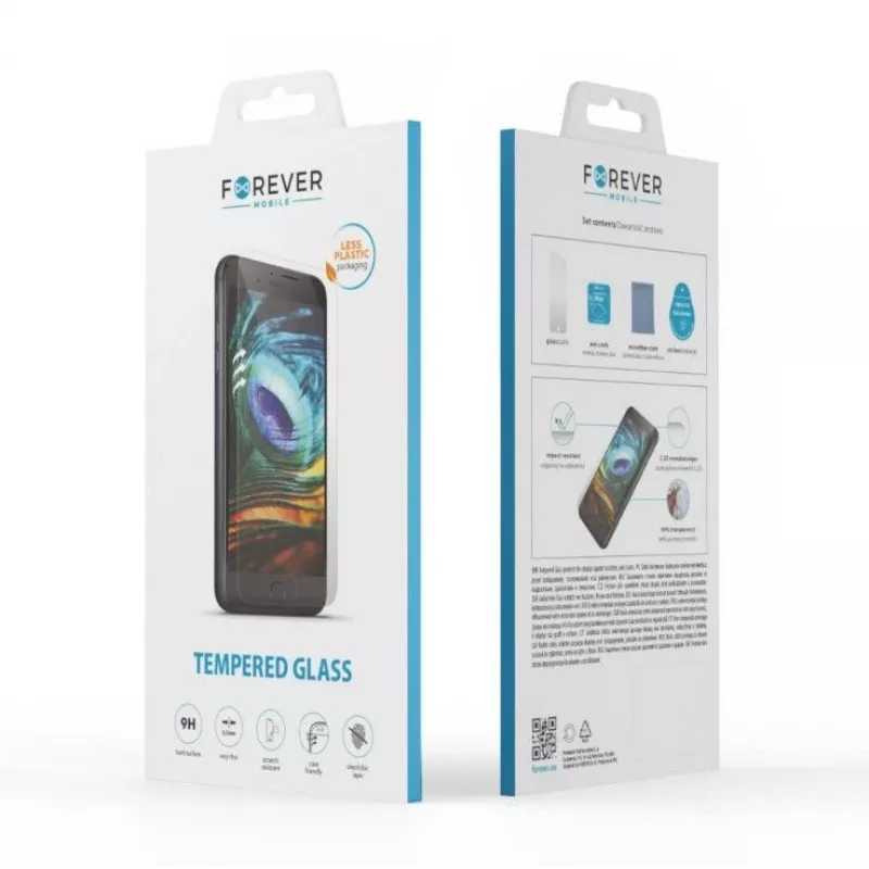 Forever Samsung Galaxy Xcover 7 Grūdintas Stiklas 2.5D Juodas