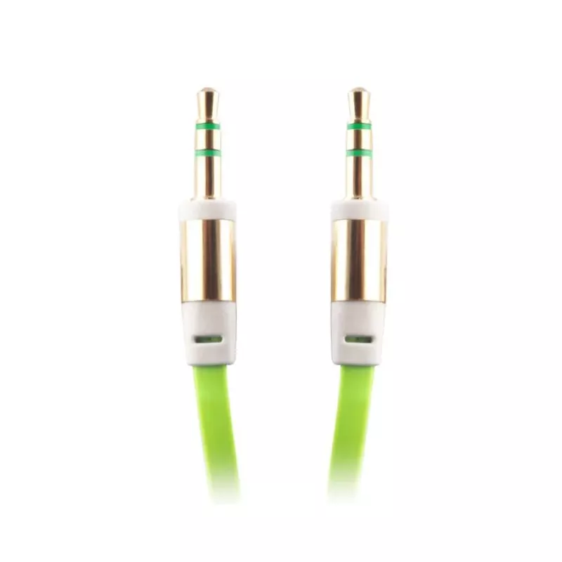 Forever Universal AUX Cable 3.5mm Green 1m