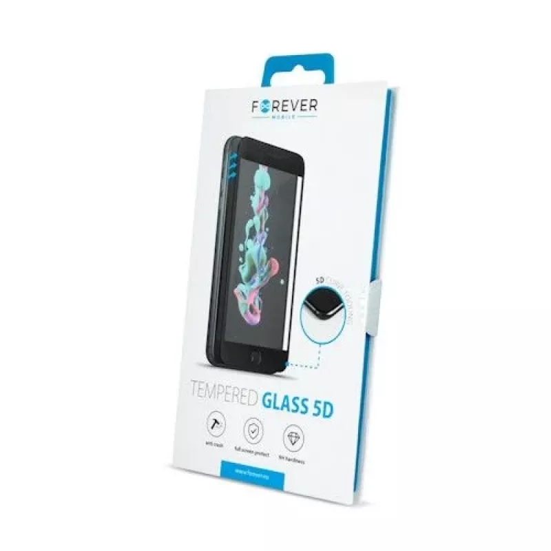 Forever Xiaomi Redmi Note 10 / Pro Grūdintas Stiklas 10D Juodas