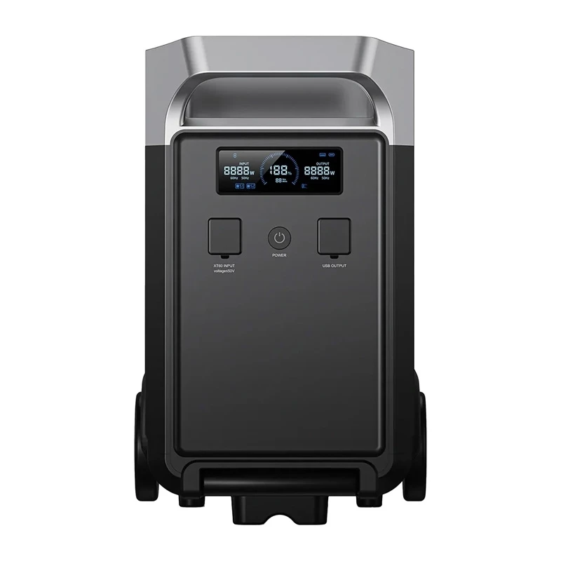 FOSSIBOT FB3840 3840Wh LiFePO4 nešiojama elektrinė stotis 2200W gryno sinusinio signalo AC išvestis, paruošta saulės energijai, išplečiama baterija