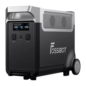 FOSSIBOT FB3840 3840Wh LiFePO4 nešiojama elektrinė stotis 2200W gryno sinusinio signalo AC išvestis, paruošta saulės energijai, išplečiama baterija