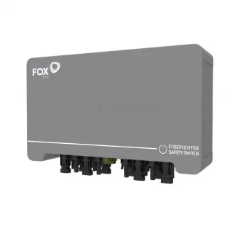 FOX ESS DC atjungiklis fotovoltinėms sistemoms, 4 MPPT, 1500VDC, MC4, IP66, variklio pavara, automatinis išjungimas esant 70°C