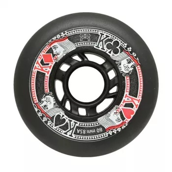 FR - ROUE STREET KINGS WHEELS 76mm White Pink