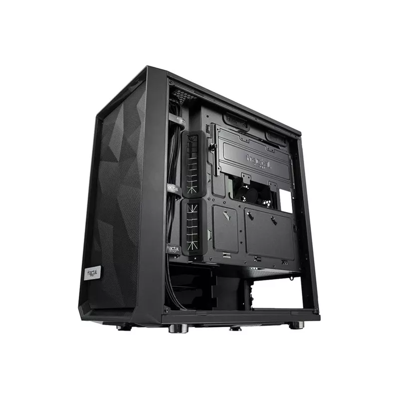 Fractal Design Meshify C Mini Dark TG Micro ATX Tower su grūdinto stiklo langu