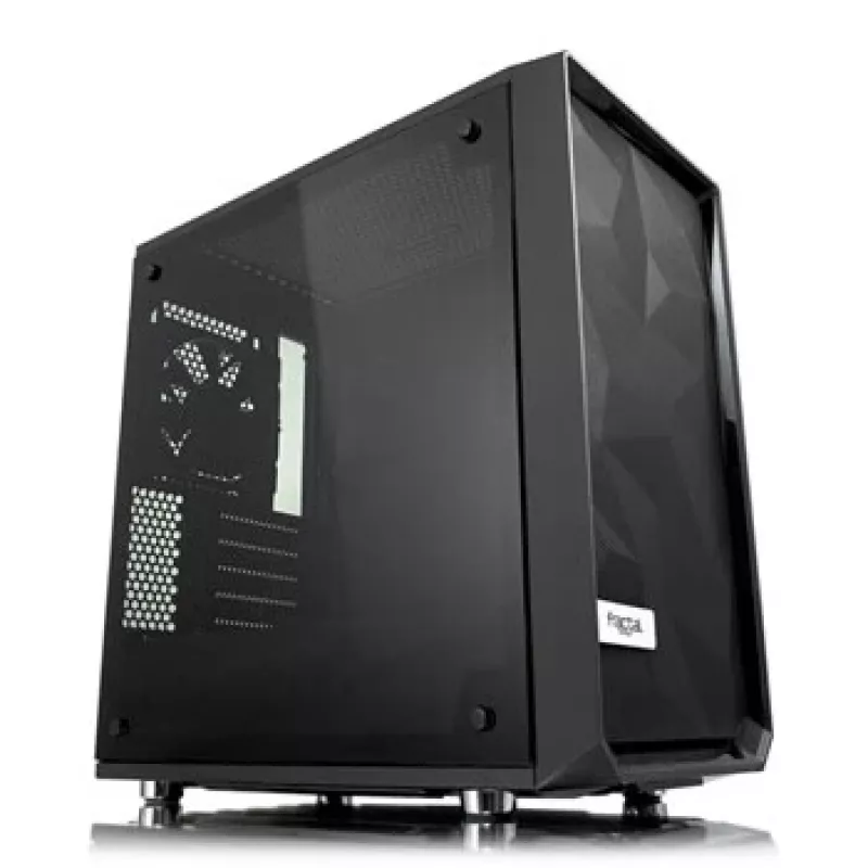 Fractal Design Meshify C Mini Dark TG Micro ATX Tower su grūdinto stiklo langu