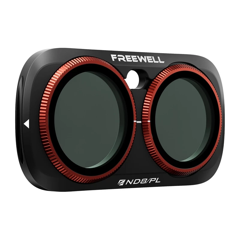 Freewell Luna Ultra ND8/PL filtras, skirtas Insta360 GO 3 – neutralaus tankio ir poliarizacijos filtras su magnetiniu tvirtinimu